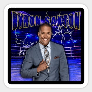 BYRON SAXTON Sticker